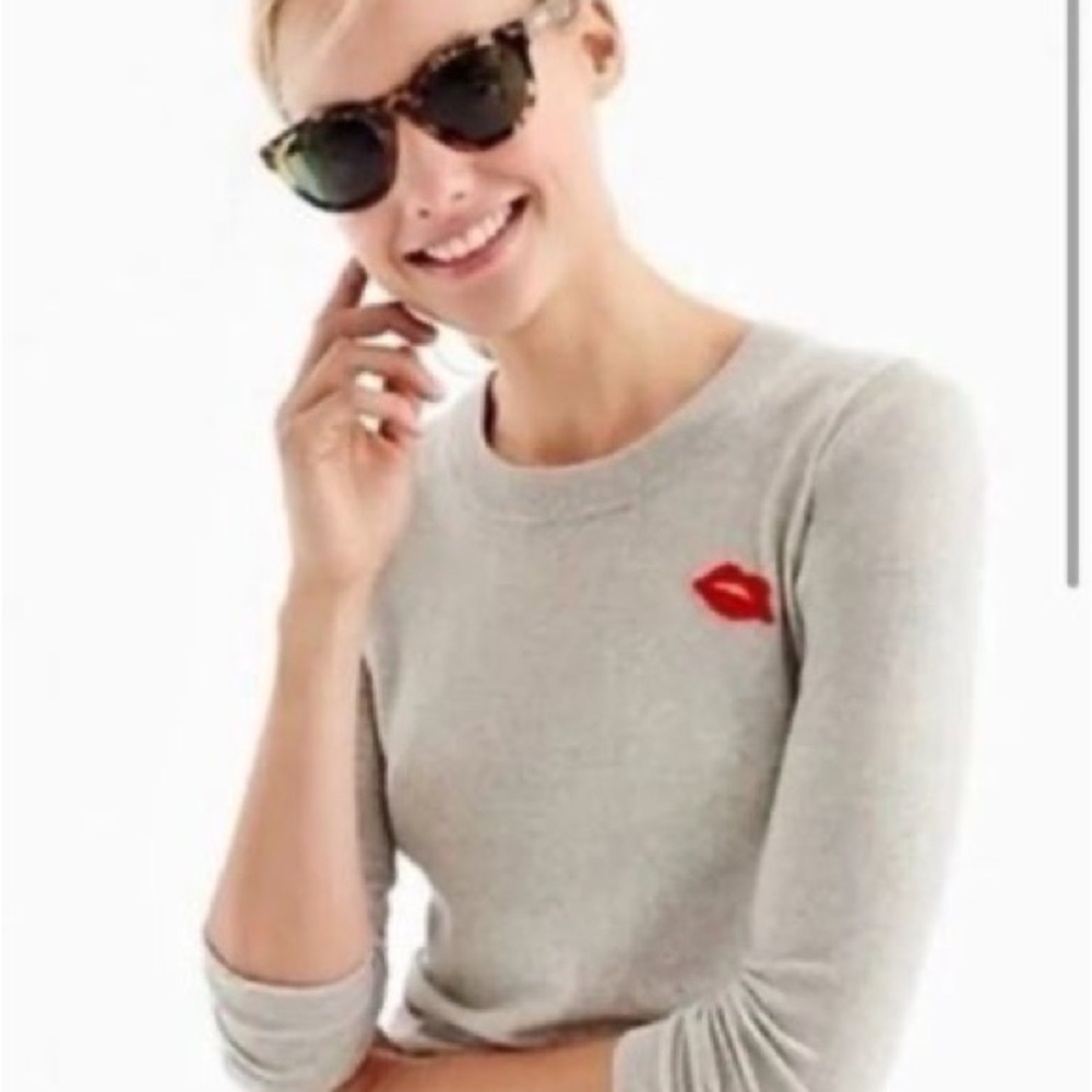 J. Crew Tippi Lips Sweater xs